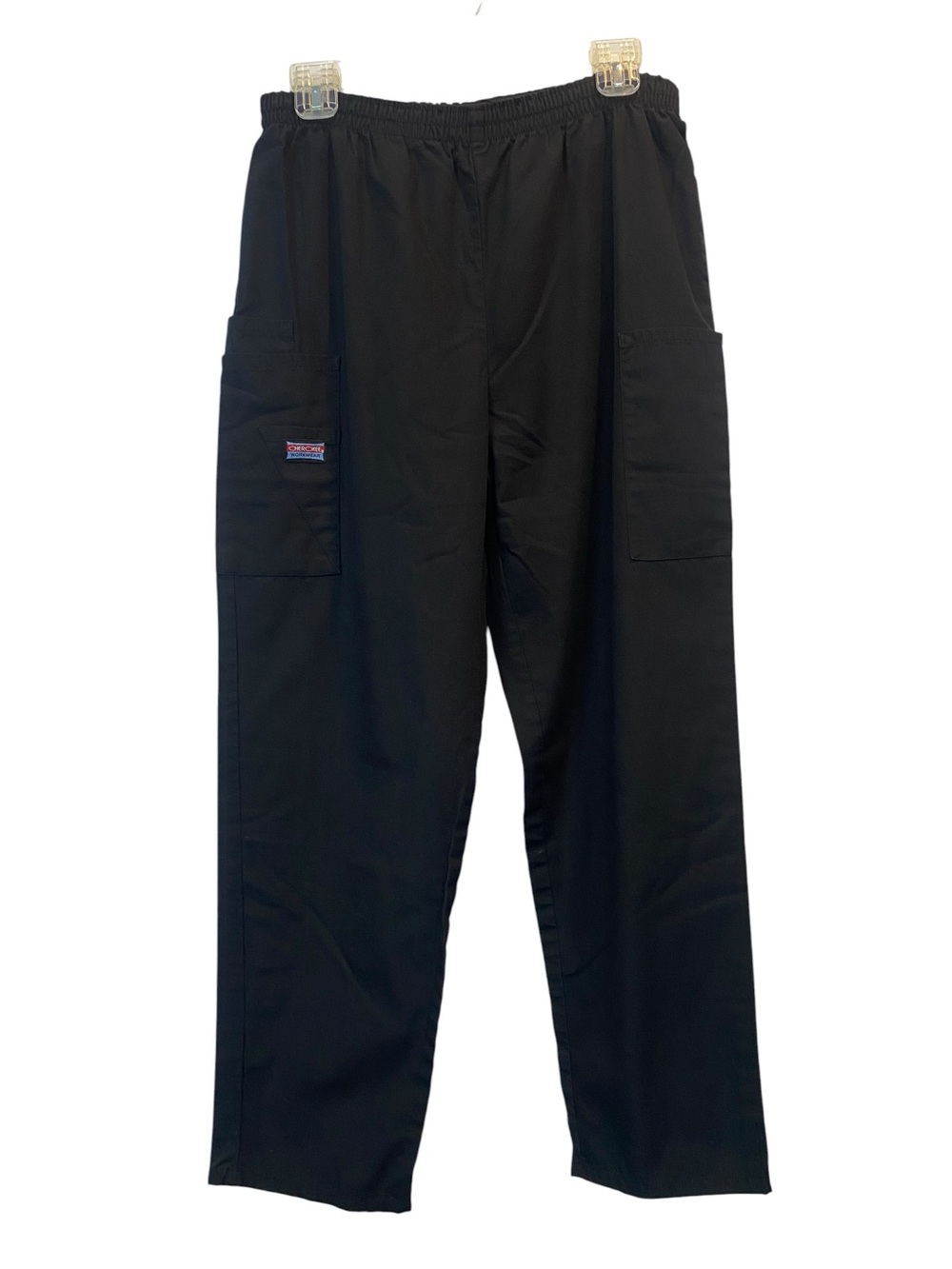 CHEROKEE WORKWEAR Originals Women's size Small elastic waist Cargo Scrub Pants